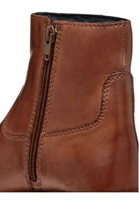 Geox Botki D Serilda D46WYB 00043 C6002 Brązowy. Kolor: brązowy. Materiał: skóra #5