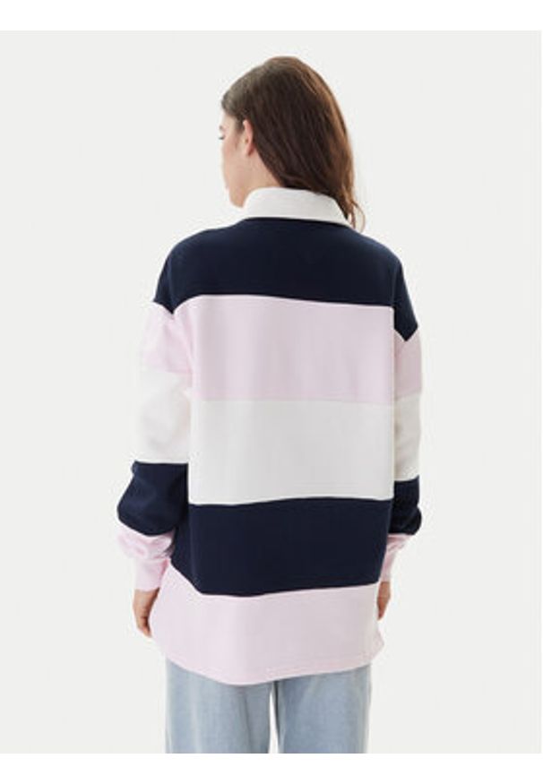 Tommy Jeans Bluza Badge DW0DW21927 Kolorowy Relaxed Fit. Materiał: bawełna. Wzór: kolorowy