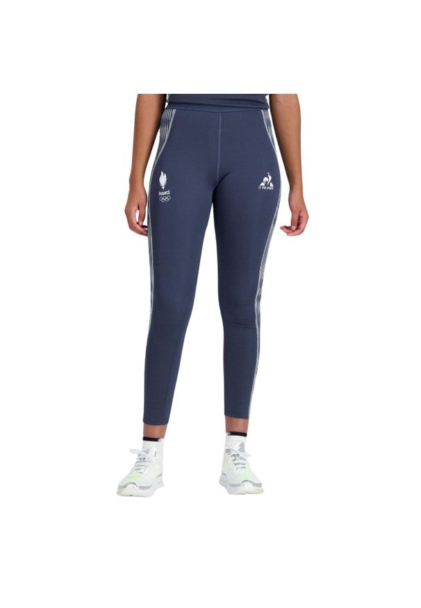 Damskie spodnie dresowe Le Coq Sportif Training Smartlayer N° 2. Kolor: niebieski. Materiał: dresówka. Długość: długie. Sport: bieganie