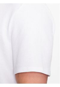 BOSS - Boss Koszulka piżamowa Waffle 50480834 Biały Regular Fit. Kolor: biały. Materiał: bawełna #3