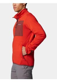 columbia - Bluza Polarowa Męska Columbia Columbia Hike II. Kolor: czerwony. Materiał: polar. Sezon: jesień, zima