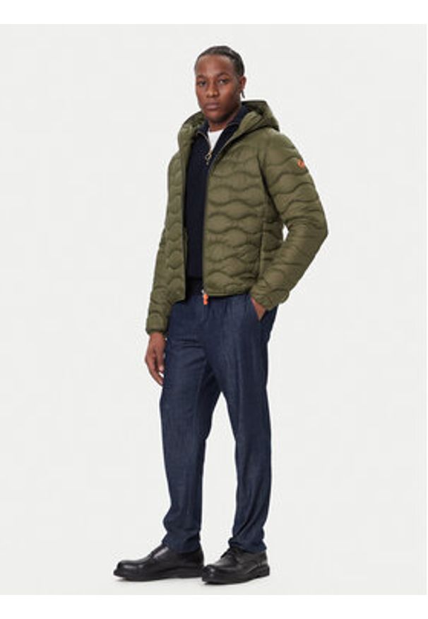 Save The Duck Kurtka przejściowa D32189M GIGA21 Zielony Regular Fit. Kolor: zielony. Materiał: syntetyk