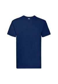 FRUIT OF THE LOOM - Koszulka Unisex Dla Dorosłych Super Premium. Kolor: niebieski