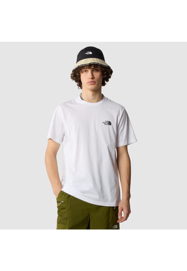 The North Face - T-Shirt Simple Dome Rozmiar S Biały - NF0A87NGFN4. Kolor: biały. Materiał: bawełna. Długość rękawa: krótki rękaw. Długość: krótkie. Sezon: lato. Sport: turystyka piesza