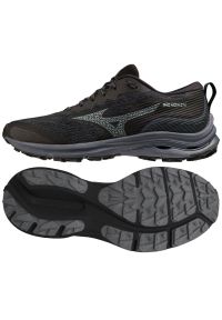 Buty do biegania Mizuno Wave Rider Gtx M J1GC227901 czarne. Zapięcie: sznurówki. Kolor: czarny. Materiał: guma, tkanina, syntetyk. Model: Mizuno Wave