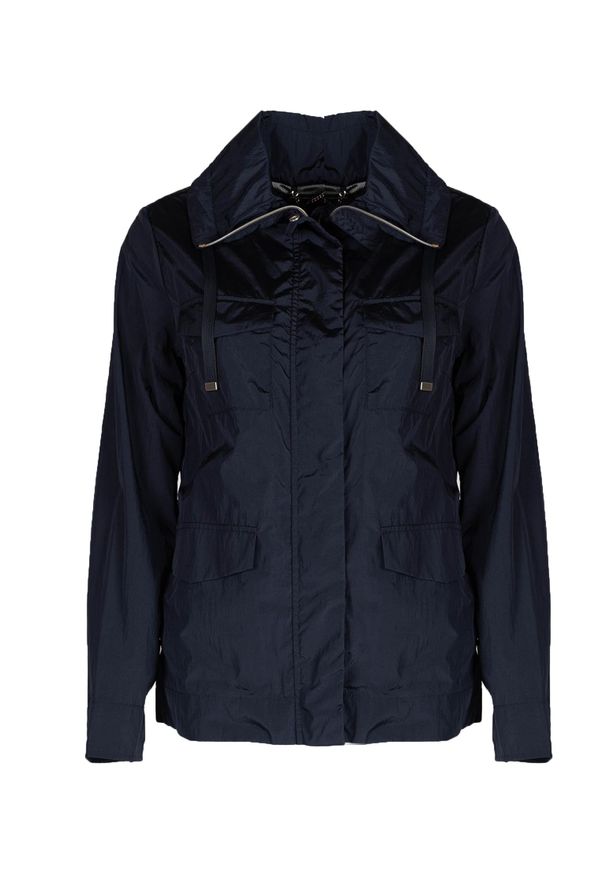 Geox Płaszcz "Topazio C" | W1221C T2850 | Topazio C | Kobieta | Granatowy. Okazja: na co dzień. Kolor: niebieski. Materiał: poliamid. Styl: casual