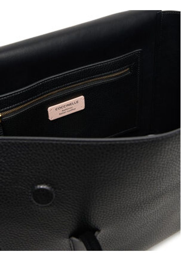 Coccinelle Torebka Linea E1 T8A 11 02 01 Czarny. Kolor: czarny. Materiał: skórzane