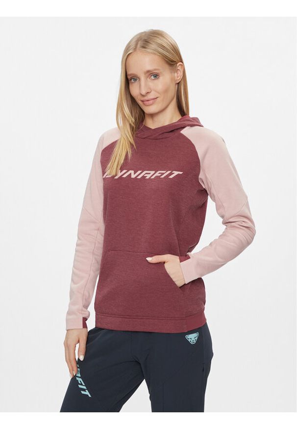 Dynafit Bluza techniczna 24/7 Ptc Hoody W 71505 Bordowy Regular Fit. Kolor: czerwony. Materiał: syntetyk