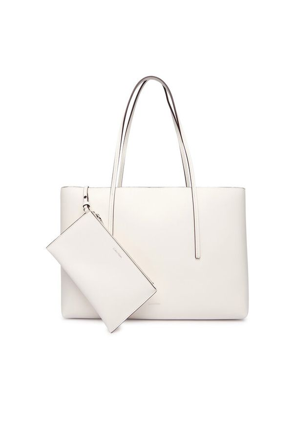 Torebka Calvin Klein. Kolor: biały