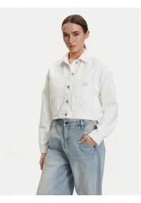 Tommy Jeans Kurtka jeansowa DW0DW21979 Biały Oversize. Kolor: biały. Materiał: bawełna #1