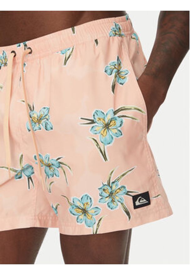 Quiksilver Szorty kąpielowe Everyday Straight Volley 15 EQYJV04121 Pomarańczowy. Kolor: pomarańczowy. Materiał: syntetyk