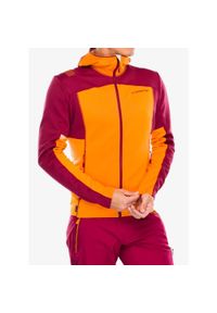 LA SPORTIVA - Bluza z kapturem męska La Sportiva Cosmic Hoody. Typ kołnierza: kaptur. Kolor: pomarańczowy. Sezon: zima. Sport: narciarstwo