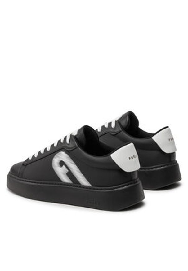 Furla Sneakersy Furlasport YH58SPT-BX3249-P1900-4401 Czarny. Kolor: czarny. Materiał: skóra