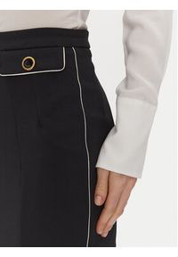 Elisabetta Franchi Spódnica mini GO-T03-51E2 Czarny Regular Fit. Kolor: czarny. Materiał: syntetyk #4