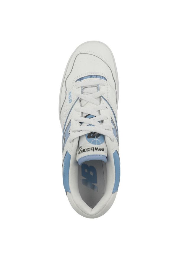Buty do chodzenia dla dorosłych New Balance 550 UNC White Dusk Blue. Kolor: niebieski. Materiał: syntetyk, materiał. Sport: turystyka piesza