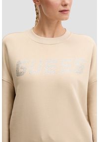 Guess - GUESS Beżowa damska bluza Primula, Rozmiar M. Kolor: beżowy #6