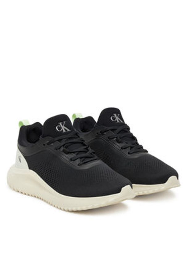Calvin Klein Jeans Sneakersy Eva Runner Sock Mg Tech YW0YW01855 Czarny. Kolor: czarny. Materiał: materiał