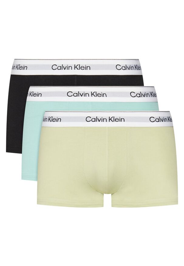 Calvin Klein Underwear Komplet 3 par bokserek LV00NB4389 Kolorowy. Materiał: bawełna. Wzór: kolorowy