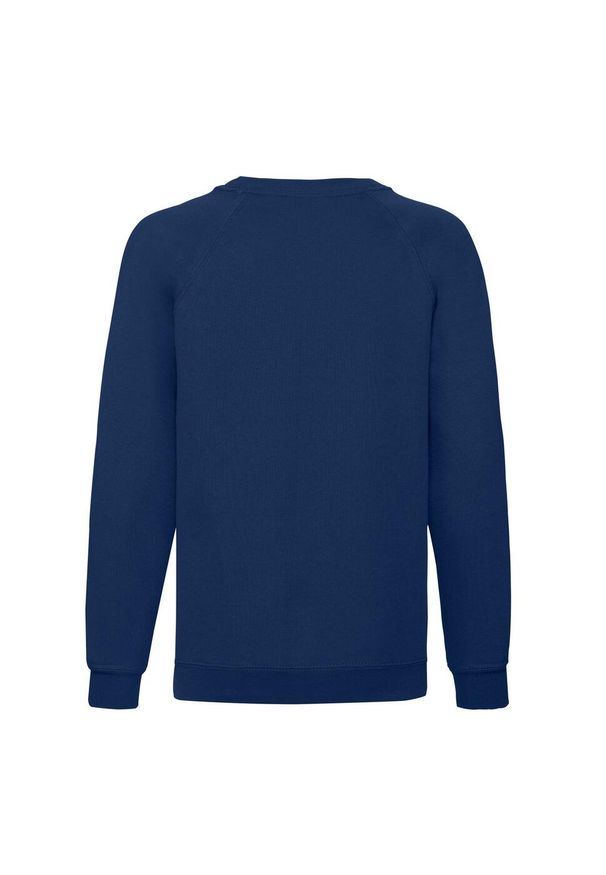FRUIT OF THE LOOM - Bluza Dziecięca Classic Raglan. Kolor: niebieski. Długość rękawa: raglanowy rękaw