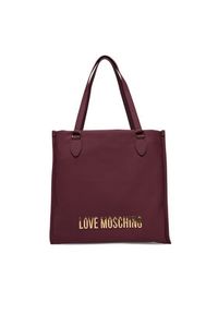 Love Moschino - LOVE MOSCHINO Torebka JC4020PP1NKD0552 Bordowy. Kolor: czerwony. Materiał: skórzane #3
