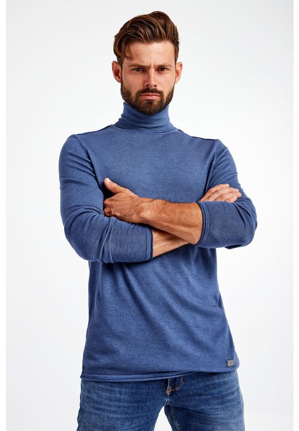 JOOP! Jeans - GOLF LOLLO JOOP! JEANS. Typ kołnierza: golf. Wzór: aplikacja. Styl: klasyczny