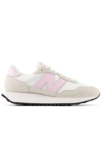 Buty damskie New Balance WS237CH – beżowe. Kolor: beżowy. Materiał: syntetyk, zamsz, materiał, dresówka, guma, skóra. Szerokość cholewki: normalna