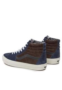 Vans Tenisówki Sk8-Hi VN000BW7BF11 Brązowy. Kolor: brązowy. Materiał: skóra, zamsz