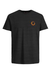 Jack & Jones - Jack&Jones T-Shirt Sea 12235301 Czarny Standard Fit. Kolor: czarny. Materiał: bawełna