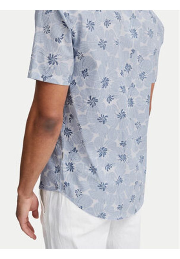 Blend Koszula 20717064 Niebieski Regular Fit. Kolor: niebieski. Materiał: bawełna