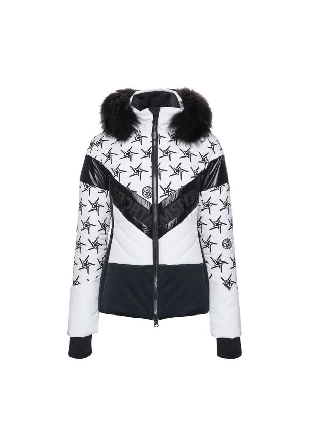 Kurtka narciarska damska Sportalm Stereo m.Kap+P. Kolor: biały. Sezon: zima. Sport: narciarstwo