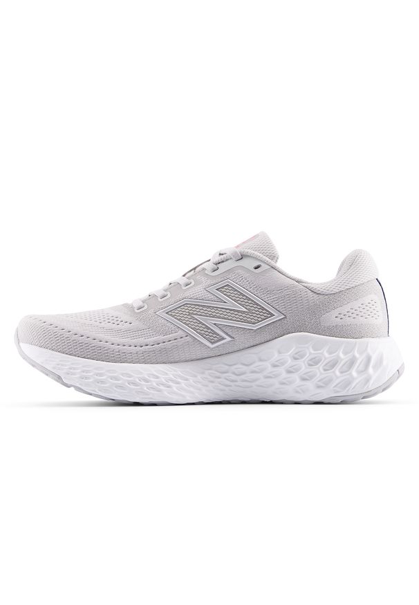 Buty damskie New Balance Fresh Foam Evoz v4 WEVOZ2ND – szare. Okazja: na co dzień. Kolor: szary. Materiał: materiał, guma. Szerokość cholewki: normalna. Sport: fitness