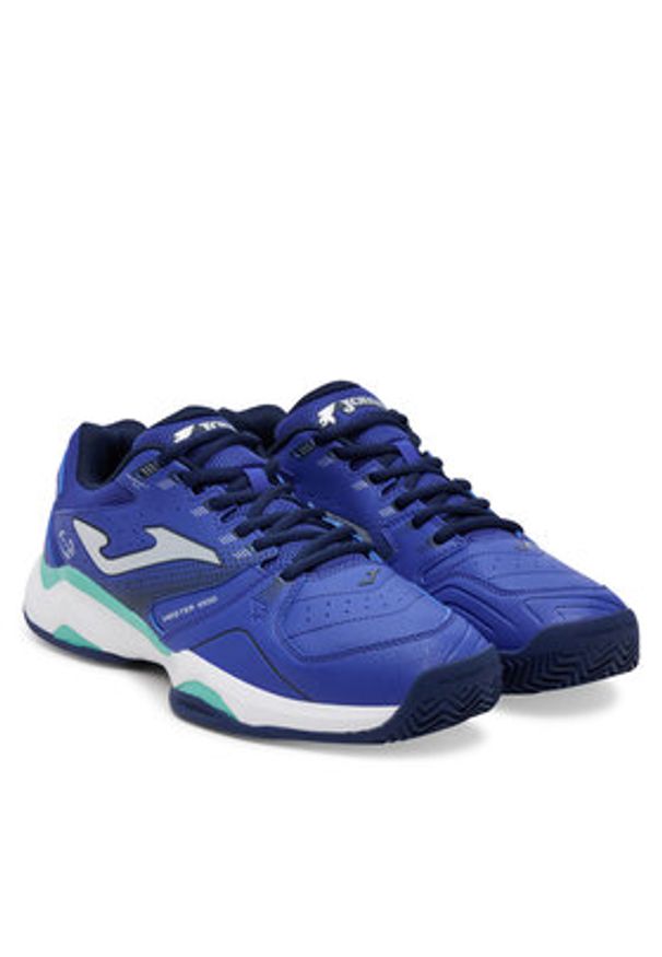 Joma Buty do tenisa Master 1000 2504 TM100S2504C Niebieski. Kolor: niebieski. Materiał: materiał. Sport: tenis