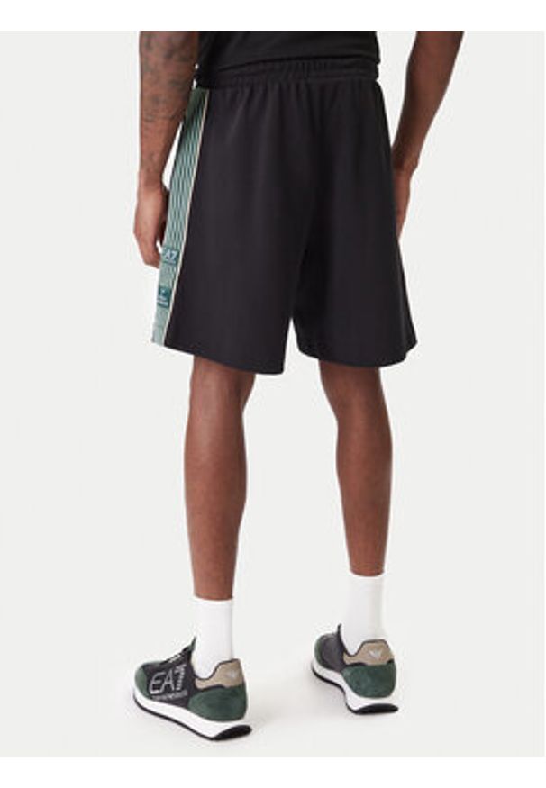 EA7 Emporio Armani Szorty sportowe 7M001501 AF12660 UC001 Czarny Regular Fit. Kolor: czarny. Materiał: syntetyk. Styl: sportowy