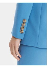 Marella Marynarka Estella 2413041131 Niebieski Oversize. Kolor: niebieski. Materiał: syntetyk #5