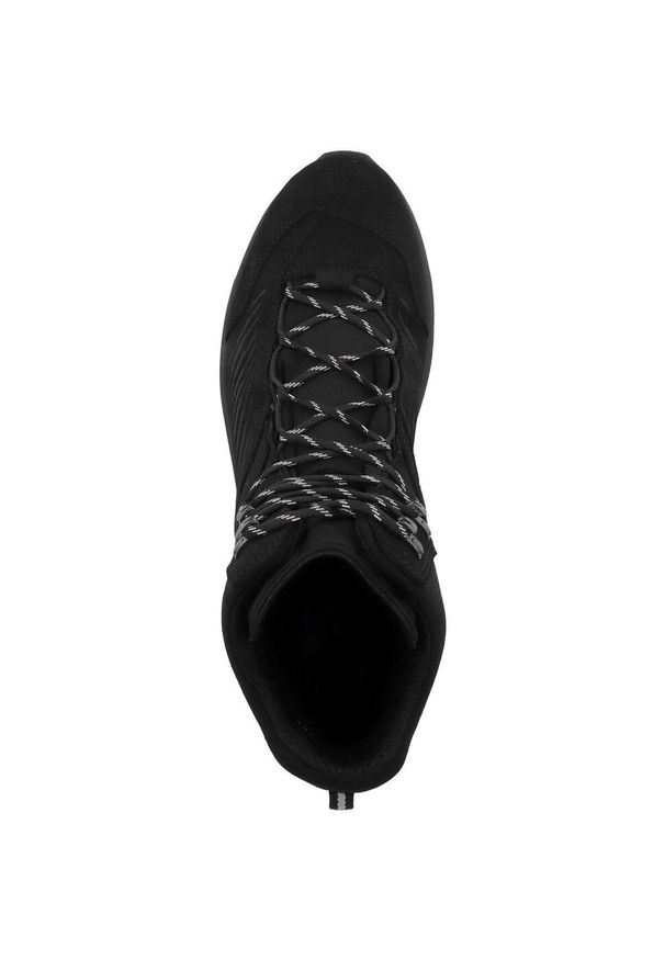 Buty do chodzenia męskie Hanwag Blueridge Es. Wysokość cholewki: za kostkę. Zapięcie: sznurówki. Kolor: czarny. Materiał: syntetyk, zamsz, materiał. Szerokość cholewki: normalna. Sport: turystyka piesza