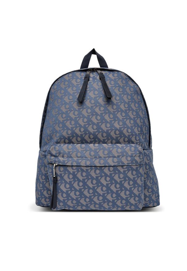 Calvin Klein Jeans Plecak Unstructured Monogram Backpack 4 LV04G3116G Niebieski. Kolor: niebieski. Materiał: materiał