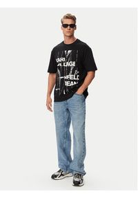 Karl Lagerfeld Jeans T-Shirt B3M17034 Czarny Relaxed Fit. Kolor: czarny. Materiał: bawełna #2
