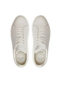 Armani Exchange Sneakersy XUX001 XV093 00001 Biały. Kolor: biały. Materiał: skóra