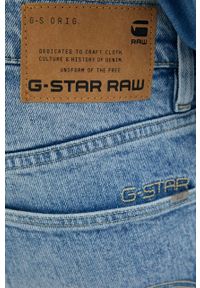 G-Star RAW - G-Star Raw jeansy męskie kolor niebieski. Kolor: niebieski #3
