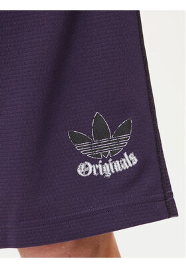 Adidas - adidas Szorty sportowe Graphic Mesh JY2758 Fioletowy Loose Fit. Kolor: fioletowy. Materiał: syntetyk. Styl: sportowy