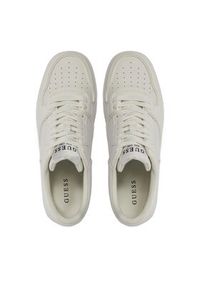 Guess Sneakersy Ancona Low FMPANC LAC12 Biały. Kolor: biały. Materiał: skóra #6