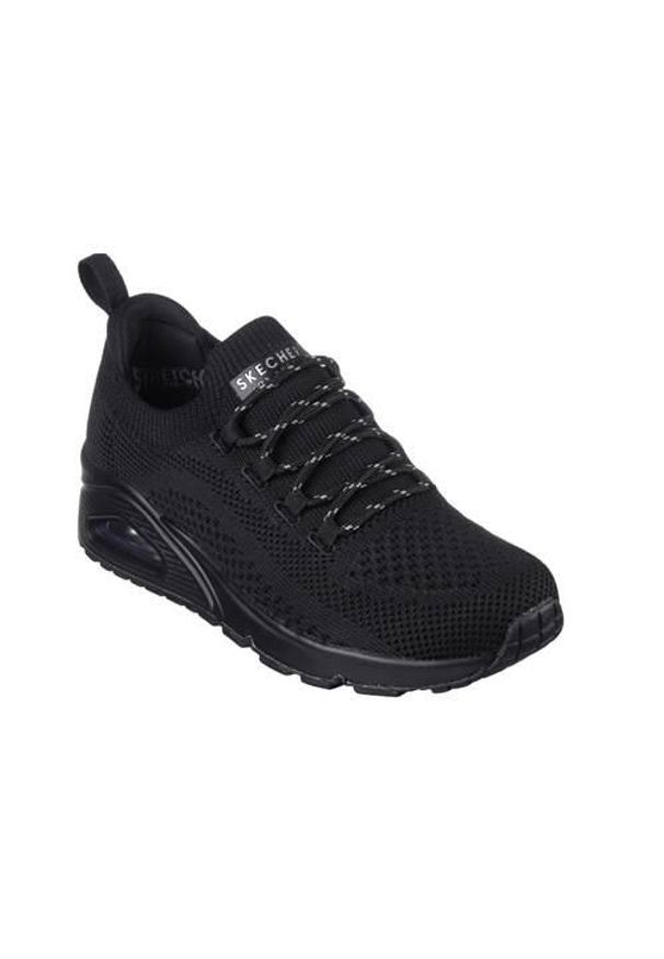 skechers - Buty do chodzenia damskie Skechers Uno Everywear. Zapięcie: sznurówki. Kolor: czarny. Materiał: tkanina, materiał, syntetyk. Szerokość cholewki: normalna. Sport: turystyka piesza