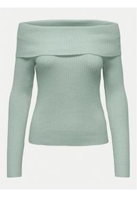 only - ONLY Sweter Katia 15311830 Zielony Regular Fit. Kolor: zielony. Materiał: syntetyk