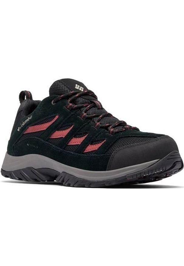 columbia - Buty trekkingowe męskie Columbia Męskie Crestwood Waterproof. Kolor: czarny, wielokolorowy. Materiał: materiał, syntetyk, zamsz. Szerokość cholewki: normalna. Sport: turystyka piesza