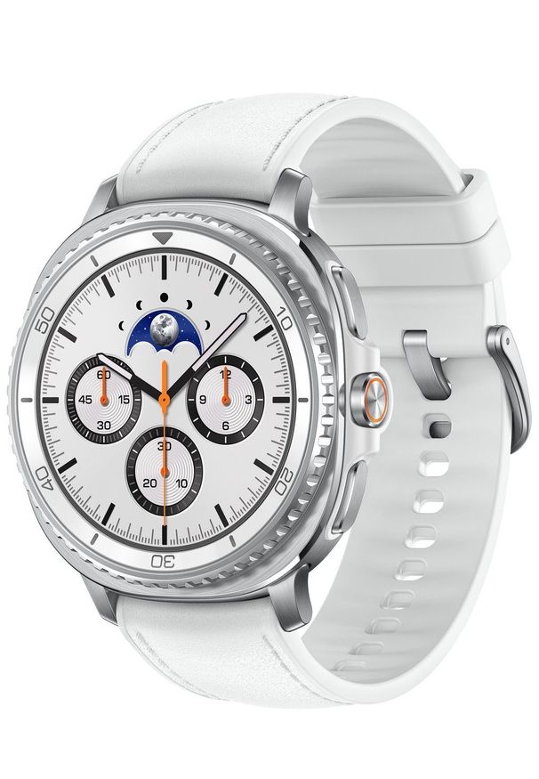 SAMSUNG - Samsung Galaxy Watch 8 Classic 47mm Biały (L500). Kolor: biały