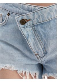 Guess Jeans Szorty jeansowe W6GDZ8 D6364 Niebieski Regular Fit. Kolor: niebieski. Materiał: bawełna #4