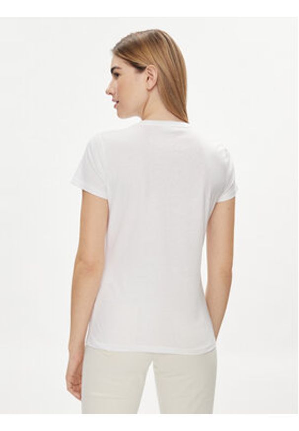Liu Jo T-Shirt MA4340 JS923 Biały Regular Fit. Kolor: biały. Materiał: bawełna