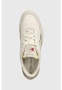 Reebok sneakersy skórzane Club C Revenge kolor beżowy. Nosek buta: okrągły. Zapięcie: sznurówki. Kolor: beżowy. Materiał: skóra. Model: Reebok Club #5