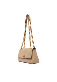 Tory Burch Torebka Charlie Quilted Small Shoulder Bag 185829 Kremowy. Kolor: kremowy. Materiał: skórzane #6