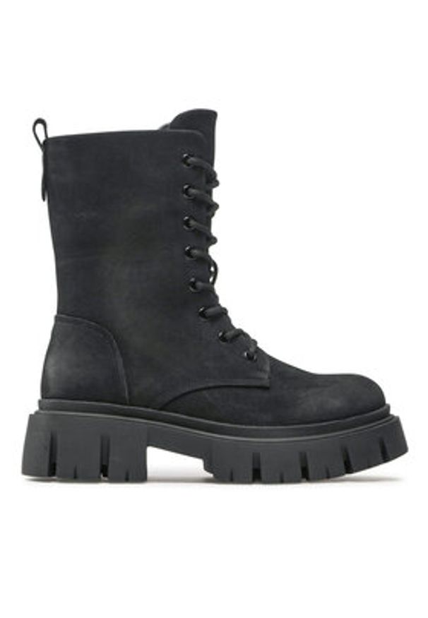 Jenny Fairy Trapery WS5792-01 Czarny. Kolor: czarny. Materiał: skóra